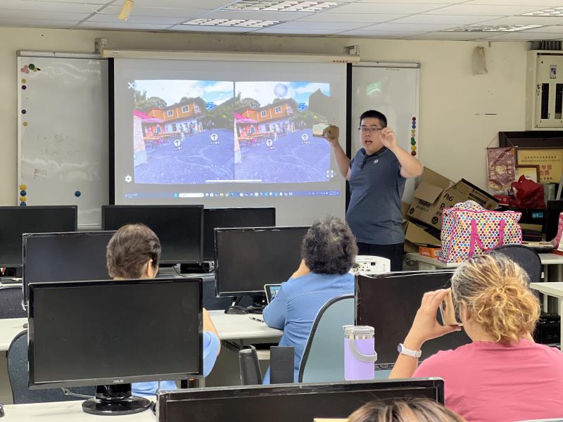 克典老師協助VR360線上策展課程