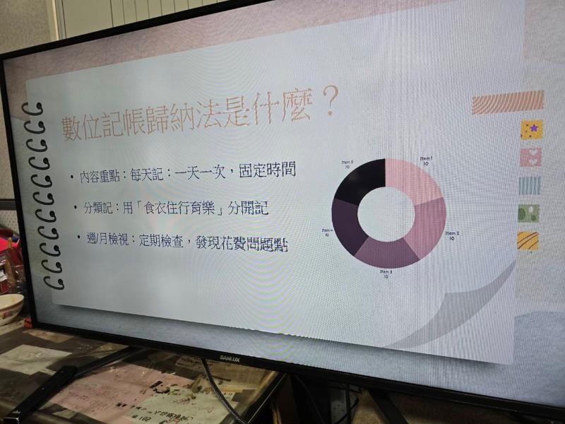 講師用簡報說明什麼是數位記帳.如何使用數位記帳