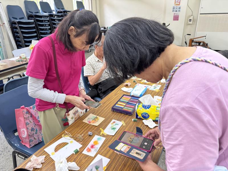 學員認真的學習及拍攝自己的作品