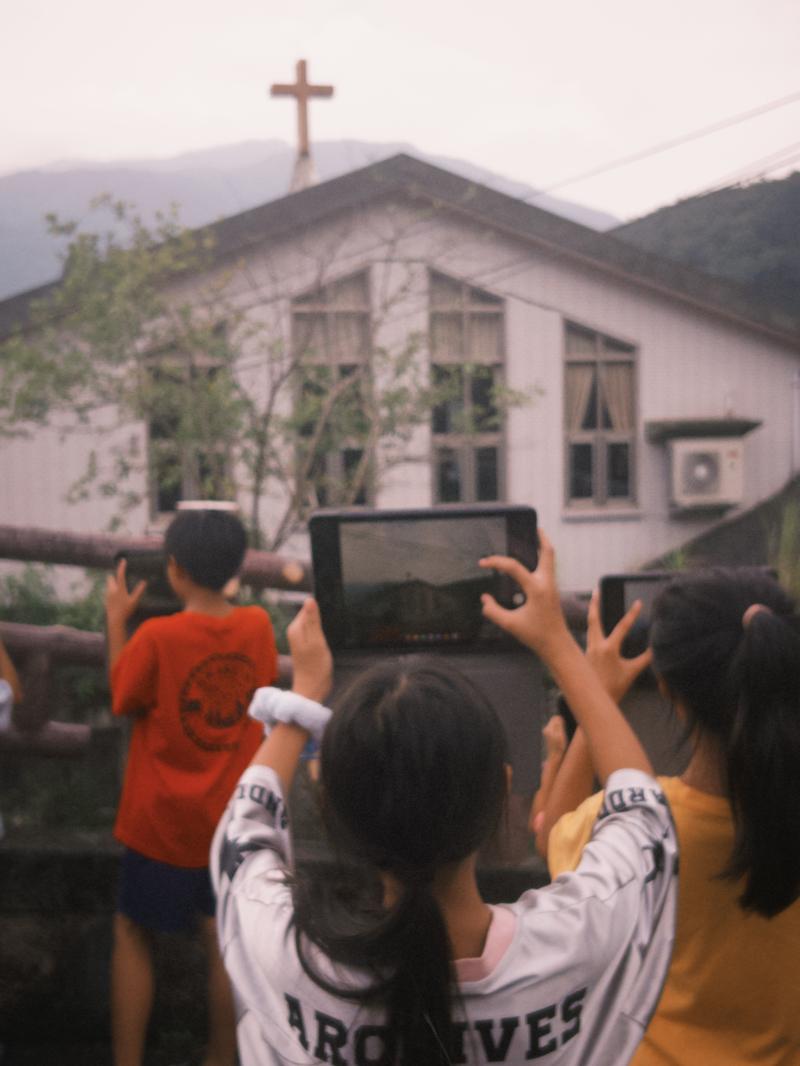 學員們實際練習拍攝狀況