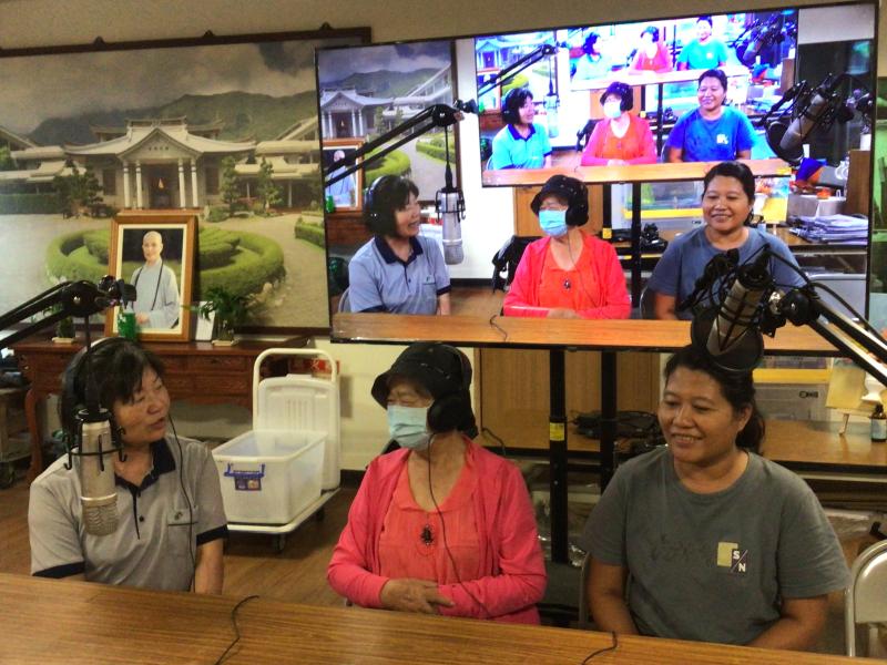 A組長者上主播台分享狀況