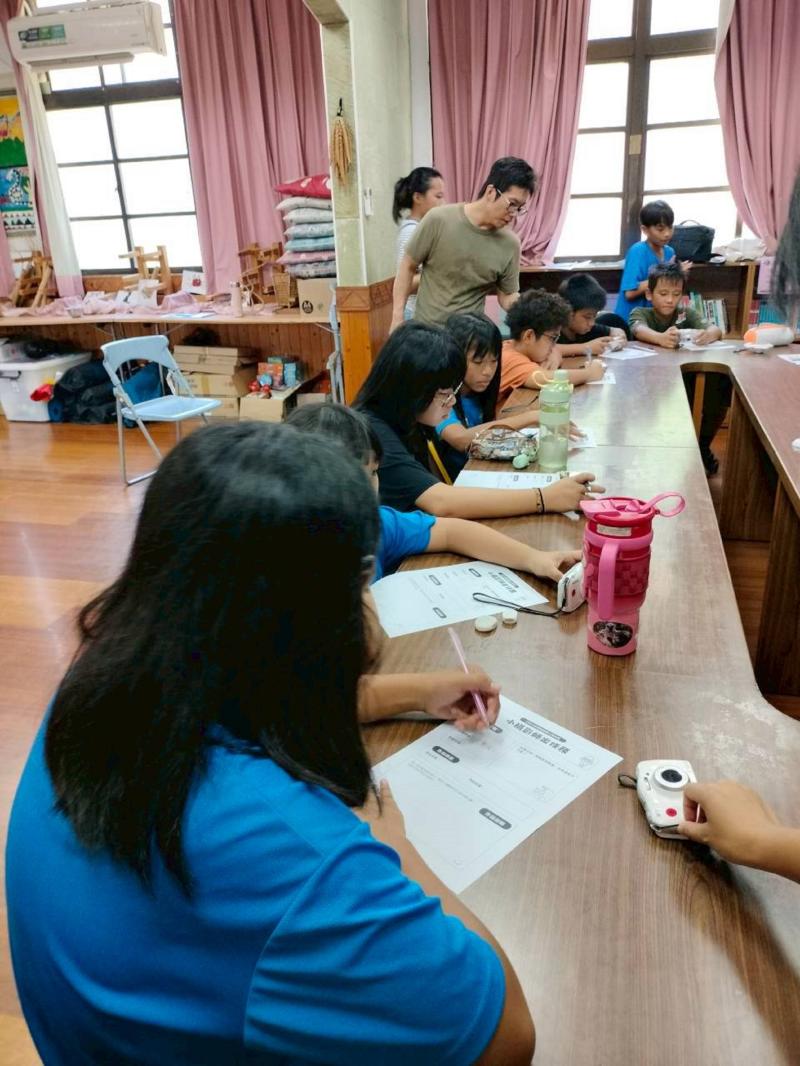 學員個填寫作品的標題，寫出拍攝作品的內容