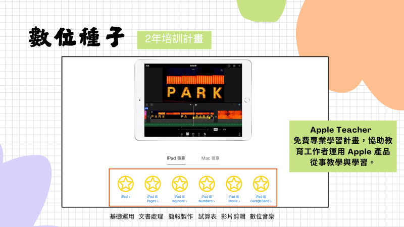 鼓勵大家一起考取apple teacher證照