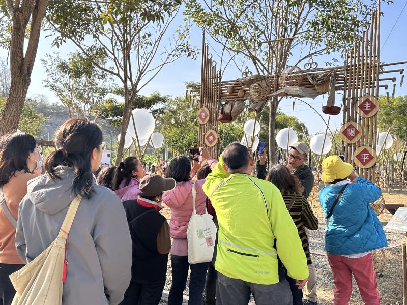 燈會現場實拍及現場示範講解