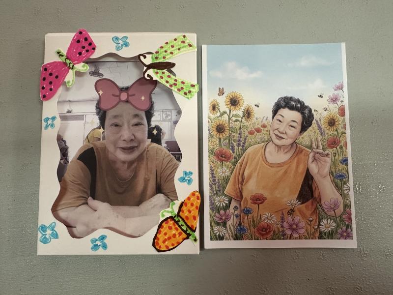 學員作品：自拍萌拍與AI圖.