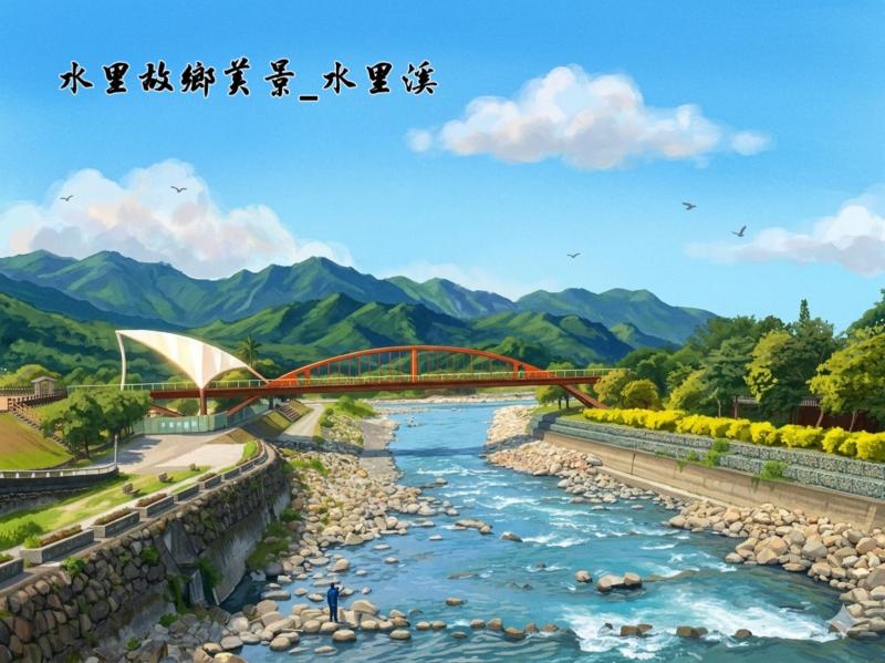 學員作品：我得故鄉水里溪橫亙市區之美