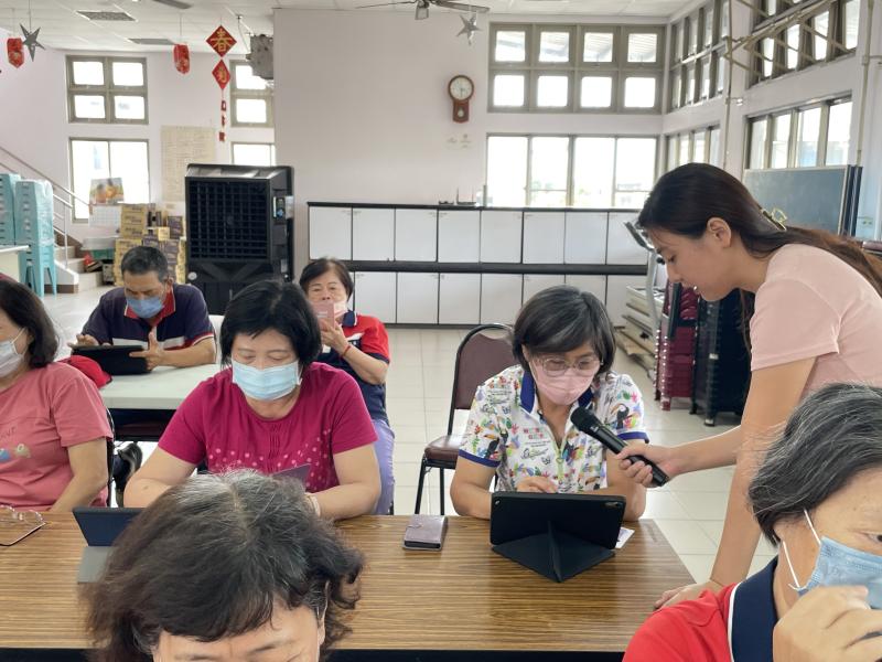 學員跟大家分享自己規劃的行程
