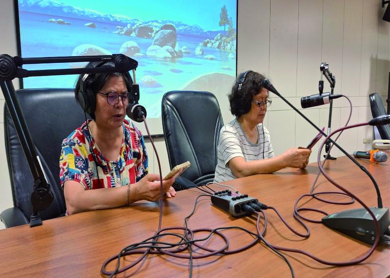學員實際演練Podcast課程錄音操作畫面