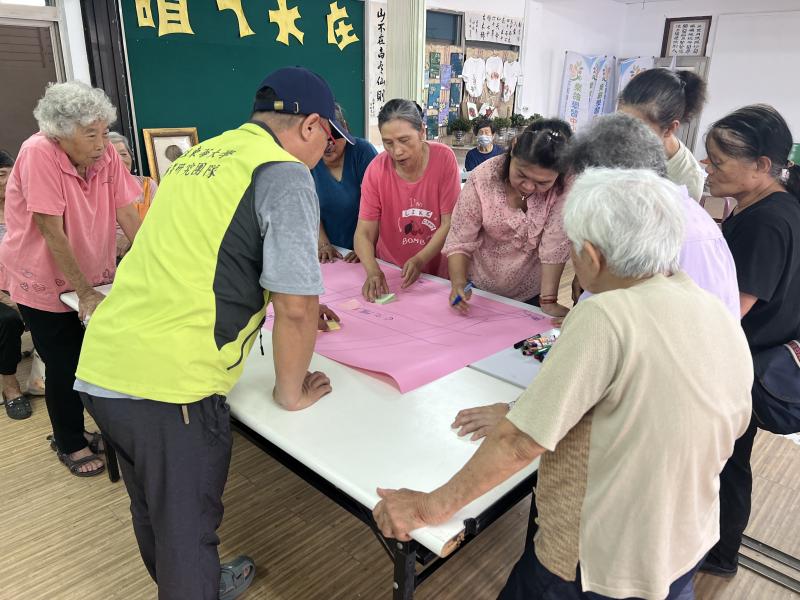 設計東里社區的防災路線