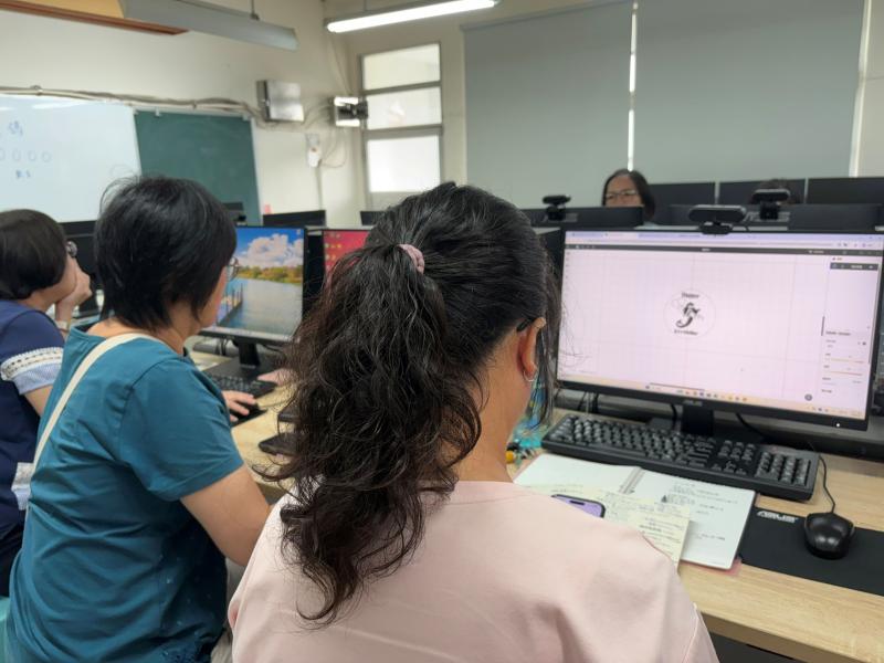 學員展出自己的成果