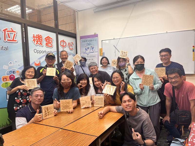 學員不僅學會數位繪圖與雷雕技術,更在創作過程中培養耐心、提升數位應用能力。