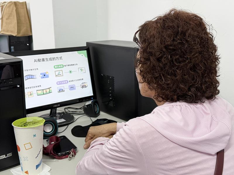 介紹AI動畫製作流程，讓學員了解生成式AI在影像創作上的應用