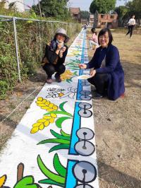 自由時報  臺南六甲落羽松 、林鳳營步道彩繪 ，六甲七特色