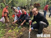 魚池數位機會中心與魚池鄉公所共同響應植樹接龍活動