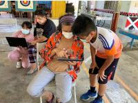 萬榮數位機會學習中熱情參與2022太魯閣族文化歲時祭儀