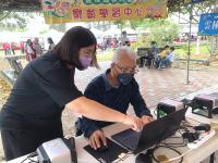 林內DOC紫斑蝶季推廣活動來了，DOC課程體驗站廣宣DOC服務的最前線