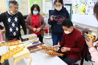 學甲十三庄文史協會、學甲數位機會中心大年初1至初3展出糊紙、彩繪作品作為年度成果展覽