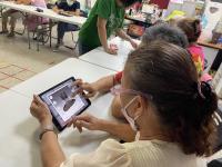 三芝數位機會中心 3D空間美學課 帶長輩玩建模程式